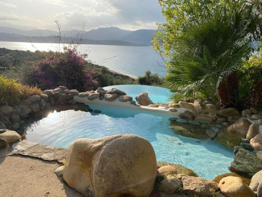 Villas Valinco San Martinu Corse Du Sud - Vue Et Proche Mer - Piscines-7 Chambres Olmeto  Exterior foto